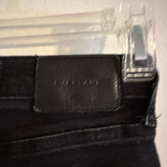 Everlane Washed Black High Waisted Denim Skinny Jeans Size 24 Ankle EUC - Picture 6 of 7